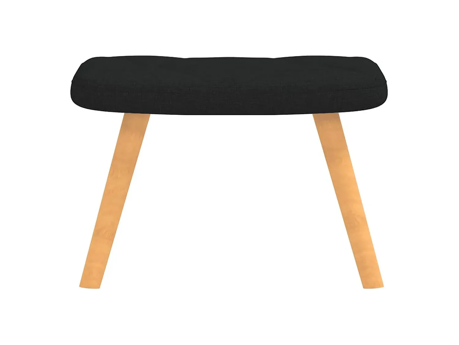 Poltrona| Poltrona | Cadeira Relax com banco tecido SHL78526 Preto