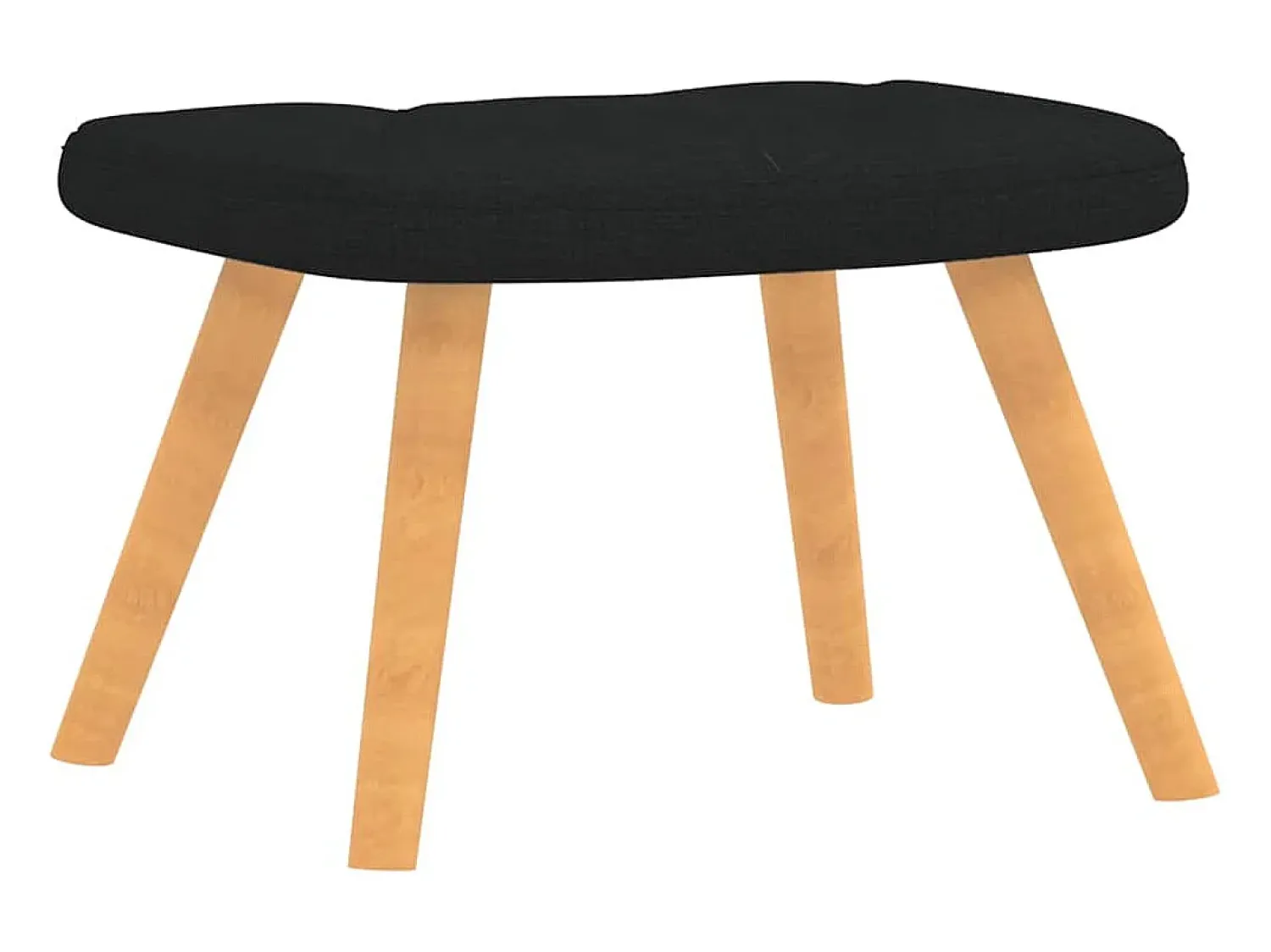 Poltrona| Poltrona | Cadeira Relax com banco tecido SHL78526 Preto