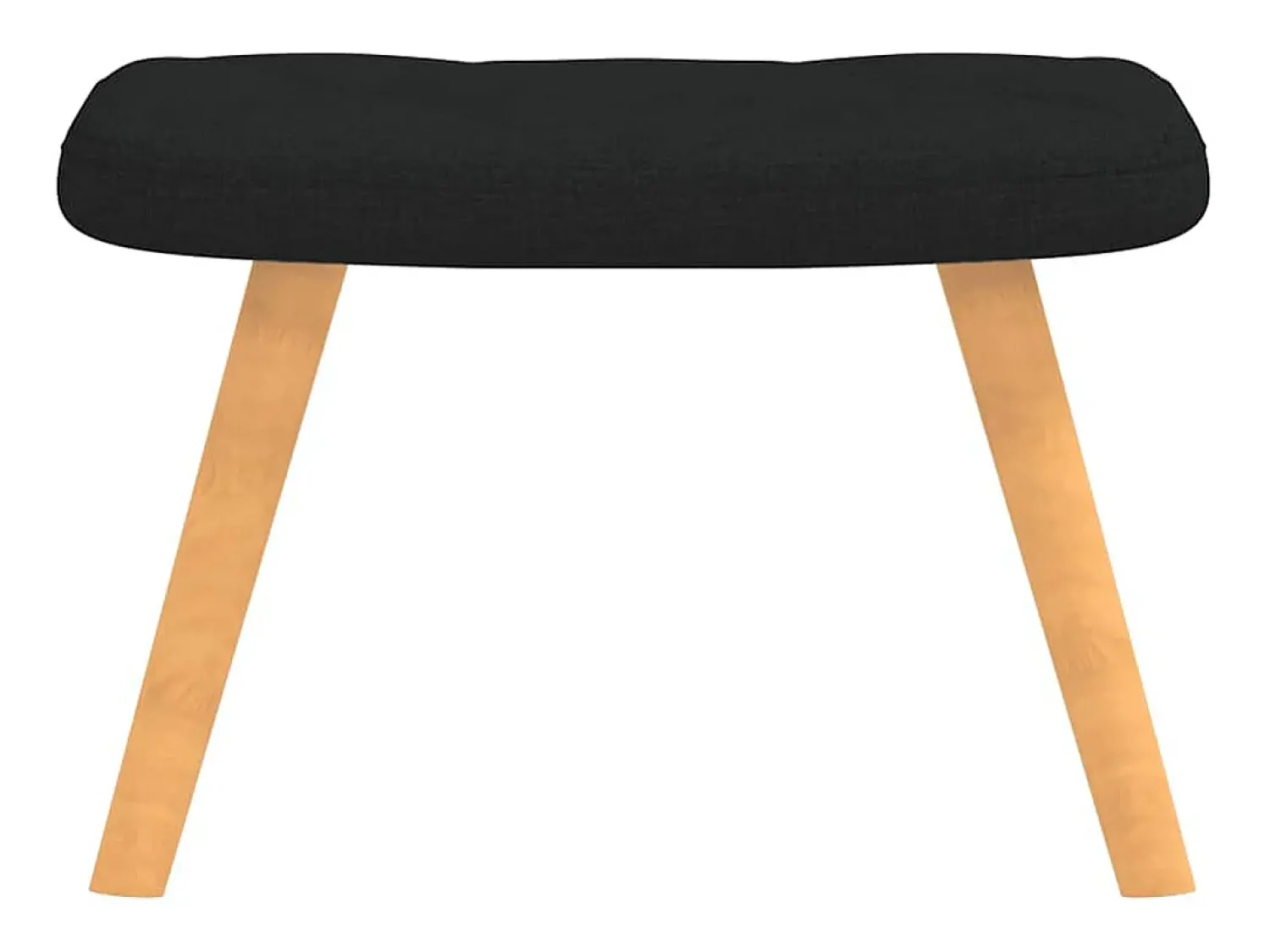 Poltrona| Poltrona | Cadeira Relax com banco tecido SHL78526 Preto