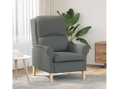 Best Poltrona | Cadeira Relax Cinzento escuro 76x94x102 cm tecido SHL600936 Cinza antracite