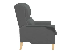 Best Poltrona | Cadeira Relax Cinzento escuro 76x94x102 cm tecido SHL600936 Cinza antracite
