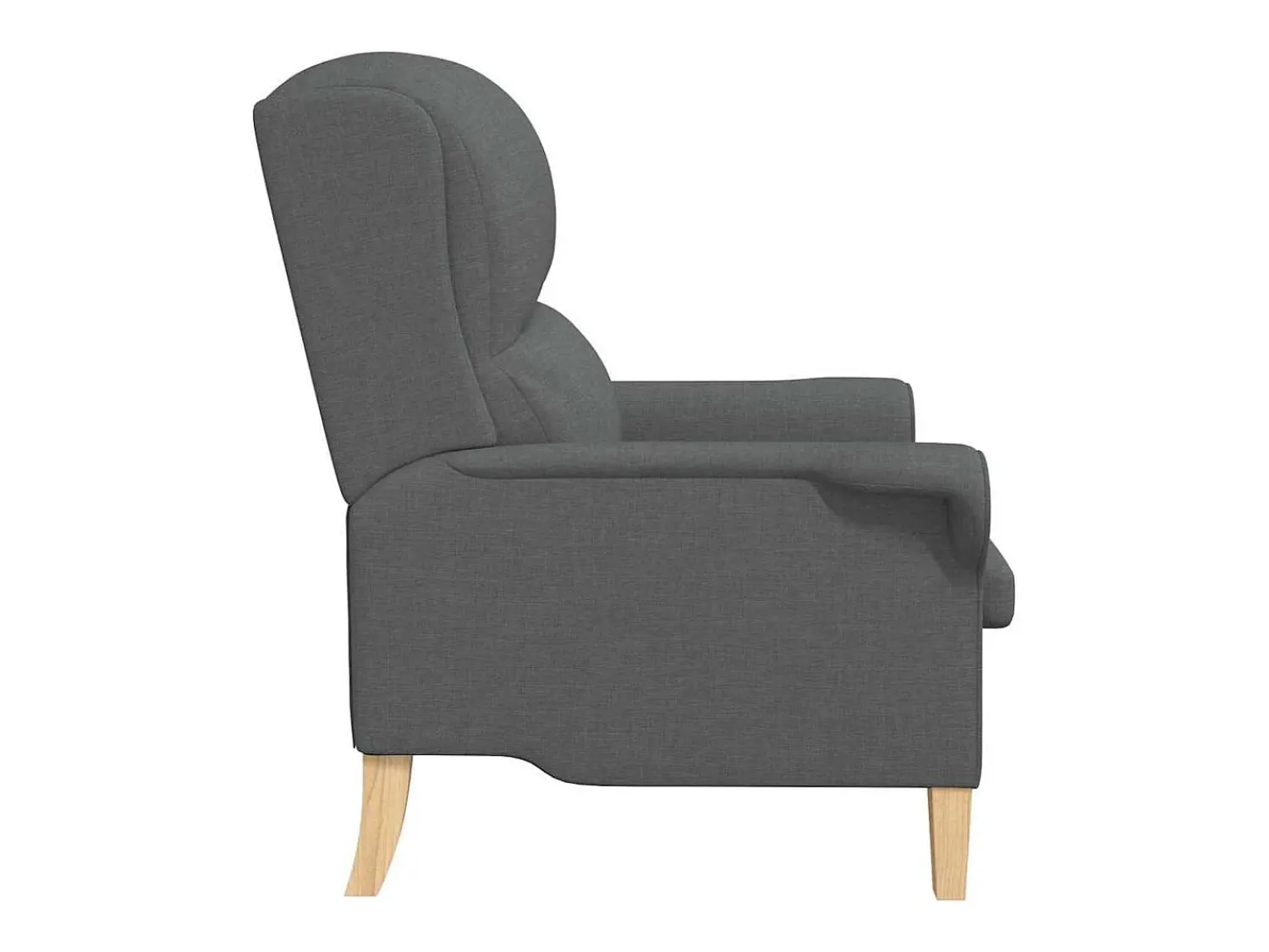 Best Poltrona | Cadeira Relax Cinzento escuro 76x94x102 cm tecido SHL600936 Cinza antracite