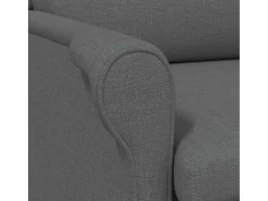 Best Poltrona | Cadeira Relax Cinzento escuro 76x94x102 cm tecido SHL600936 Cinza antracite