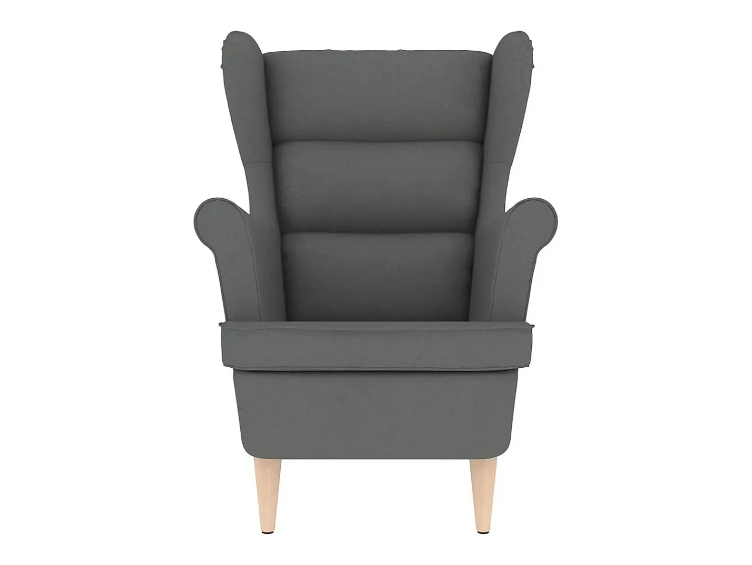 Poltrona| Poltrona | Cadeira Relax com apoio de braços 74x84x100 cm tecido cinzento-escuro SHL345618 Cinza antracite