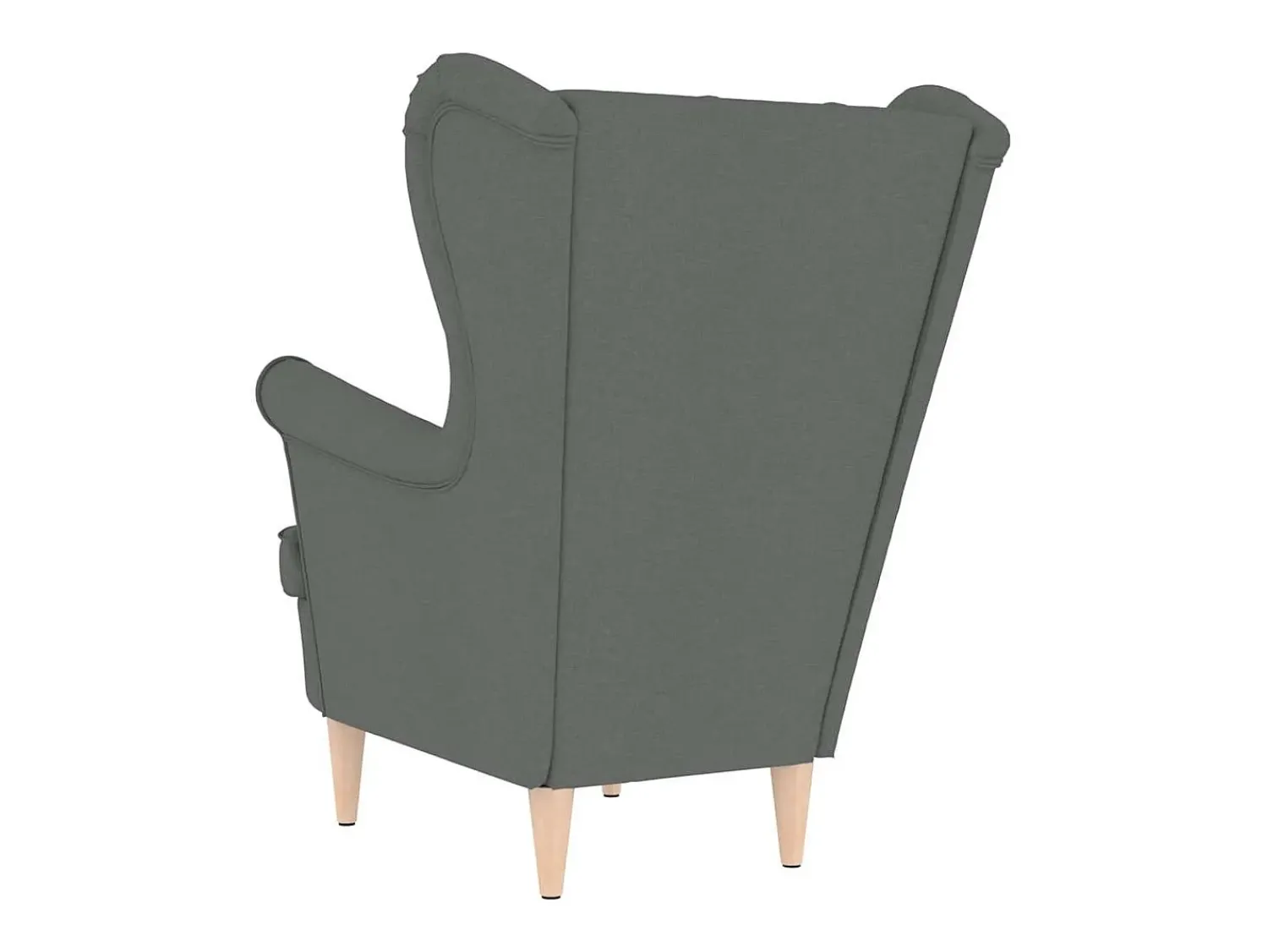 Poltrona| Poltrona | Cadeira Relax com apoio de braços 74x84x100 cm tecido cinzento-escuro SHL345618 Cinza antracite