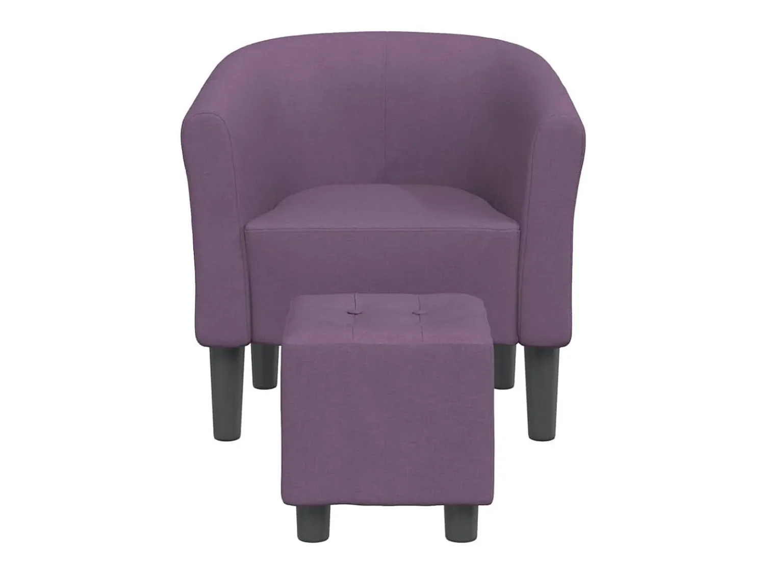 Clearance Poltrona | Cadeira Relax com apoio de pés tecido roxo SHL28397 Violeta