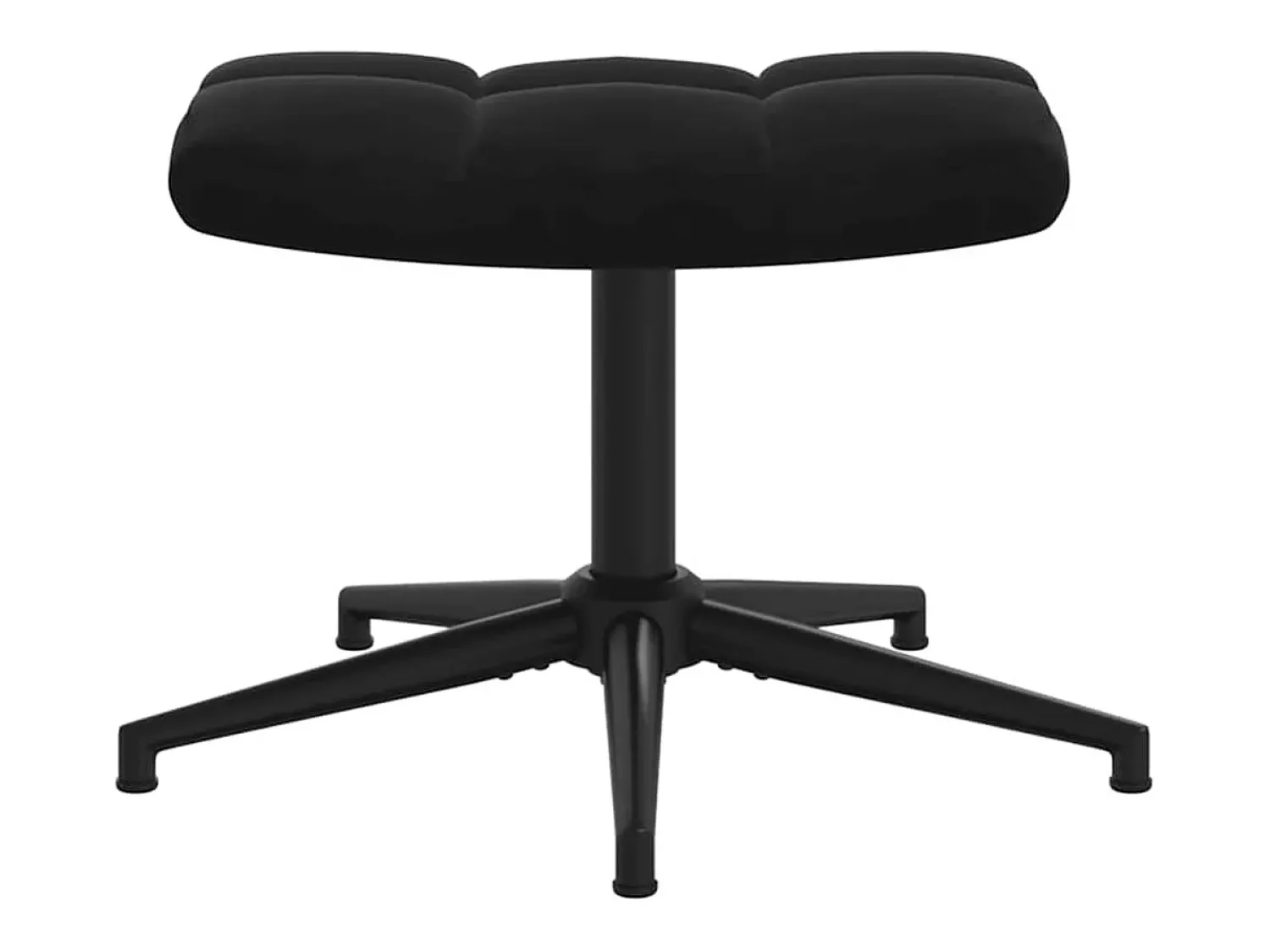 Poltrona| Poltrona | Cadeira Relax com banco veludo SHL352305 Preto