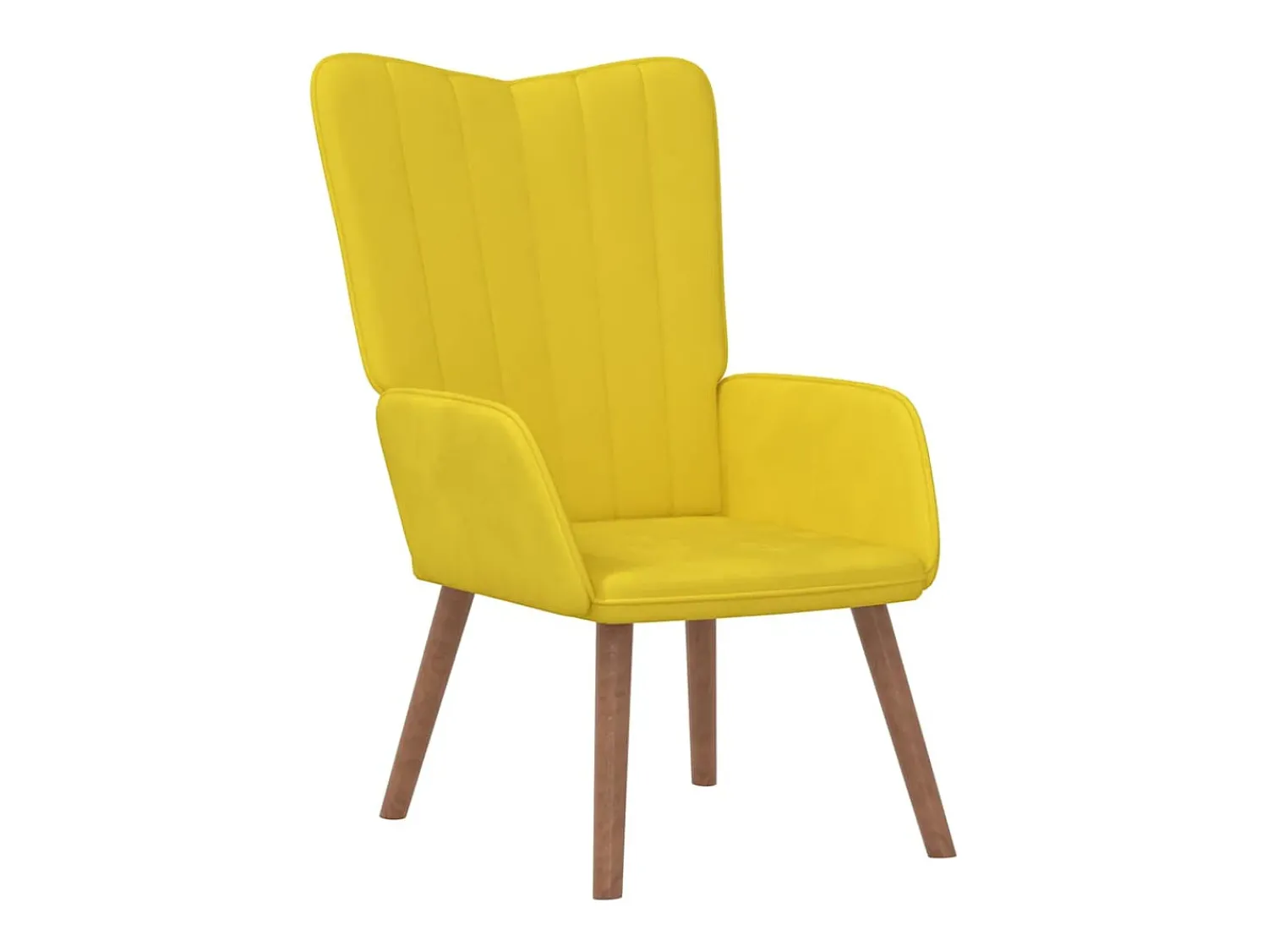 Poltrona | Cadeira Relax com banco veludo mostarda SHL461117^ Poltrona