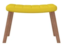 Poltrona | Cadeira Relax com banco veludo mostarda SHL461117^ Poltrona