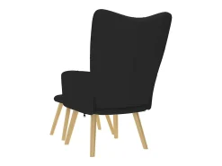 Poltrona | Cadeira Relax com banco p/ pés tecido SHL203974^ Poltrona