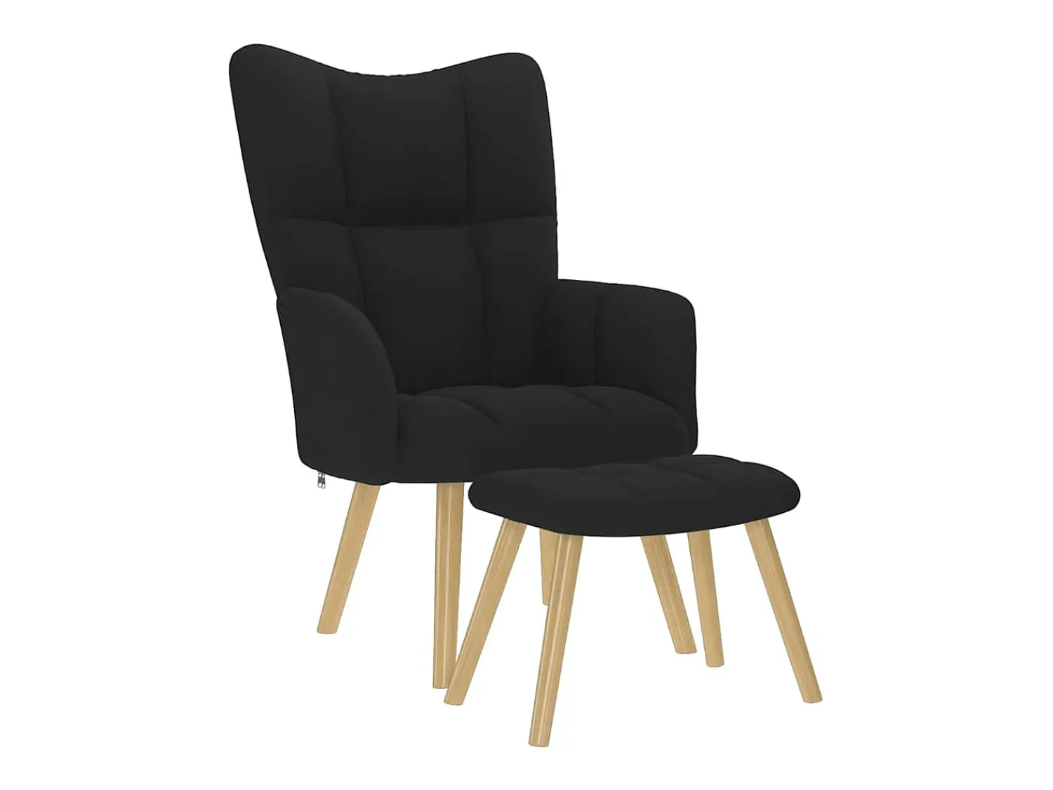 Poltrona | Cadeira Relax com banco p/ pés tecido SHL203974^ Poltrona