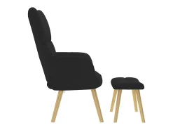 Poltrona | Cadeira Relax com banco p/ pés tecido SHL203974^ Poltrona