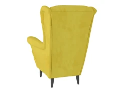 Poltrona| Poltrona | Cadeira Relax com banco veludo mostarda SHL732887 Amarelo