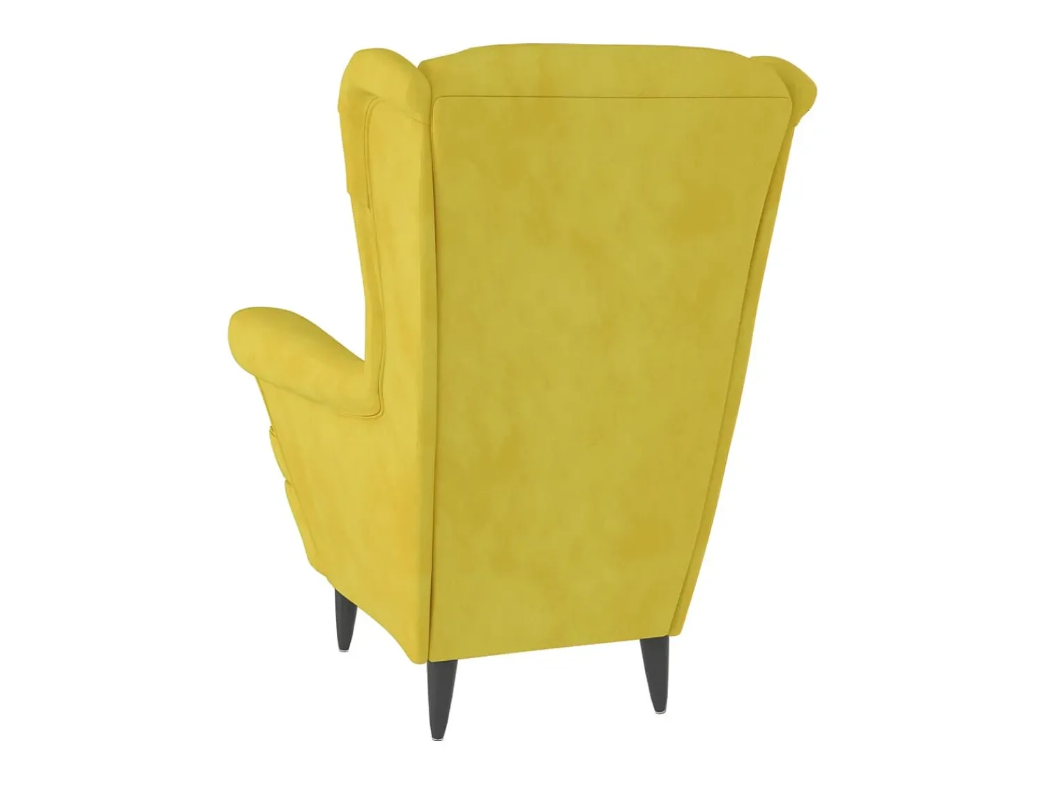 Poltrona| Poltrona | Cadeira Relax com banco veludo mostarda SHL732887 Amarelo