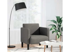 Poltrona* Poltrona | Cadeira Relax com apoio de braços 54 cm tecido corduroy SHL937765 Cinzento
