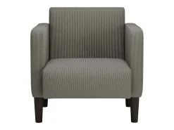 Poltrona* Poltrona | Cadeira Relax com apoio de braços 54 cm tecido corduroy SHL937765 Cinzento