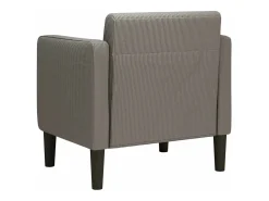 Poltrona* Poltrona | Cadeira Relax com apoio de braços 54 cm tecido corduroy SHL937765 Cinzento