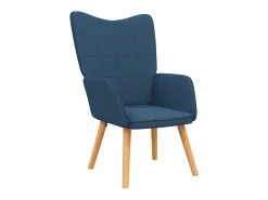 Poltrona* Poltrona | Cadeira Relax com banco tecido SHL276047 Azul