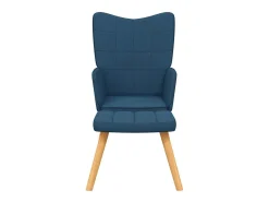Poltrona* Poltrona | Cadeira Relax com banco tecido SHL276047 Azul