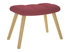 Poltrona | Cadeira Relax com banco p/ pés tecido tinto SHL465206^ Poltrona