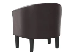 Poltrona | Cadeira Relax couro artificial SHL664147 Castanho