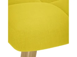Poltrona* Poltrona | Cadeira Relax com apoio de pés tecido -claro SHL572587 Amarelo