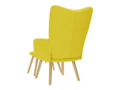 Poltrona* Poltrona | Cadeira Relax com apoio de pés tecido -claro SHL572587 Amarelo