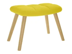 Poltrona* Poltrona | Cadeira Relax com apoio de pés tecido -claro SHL572587 Amarelo