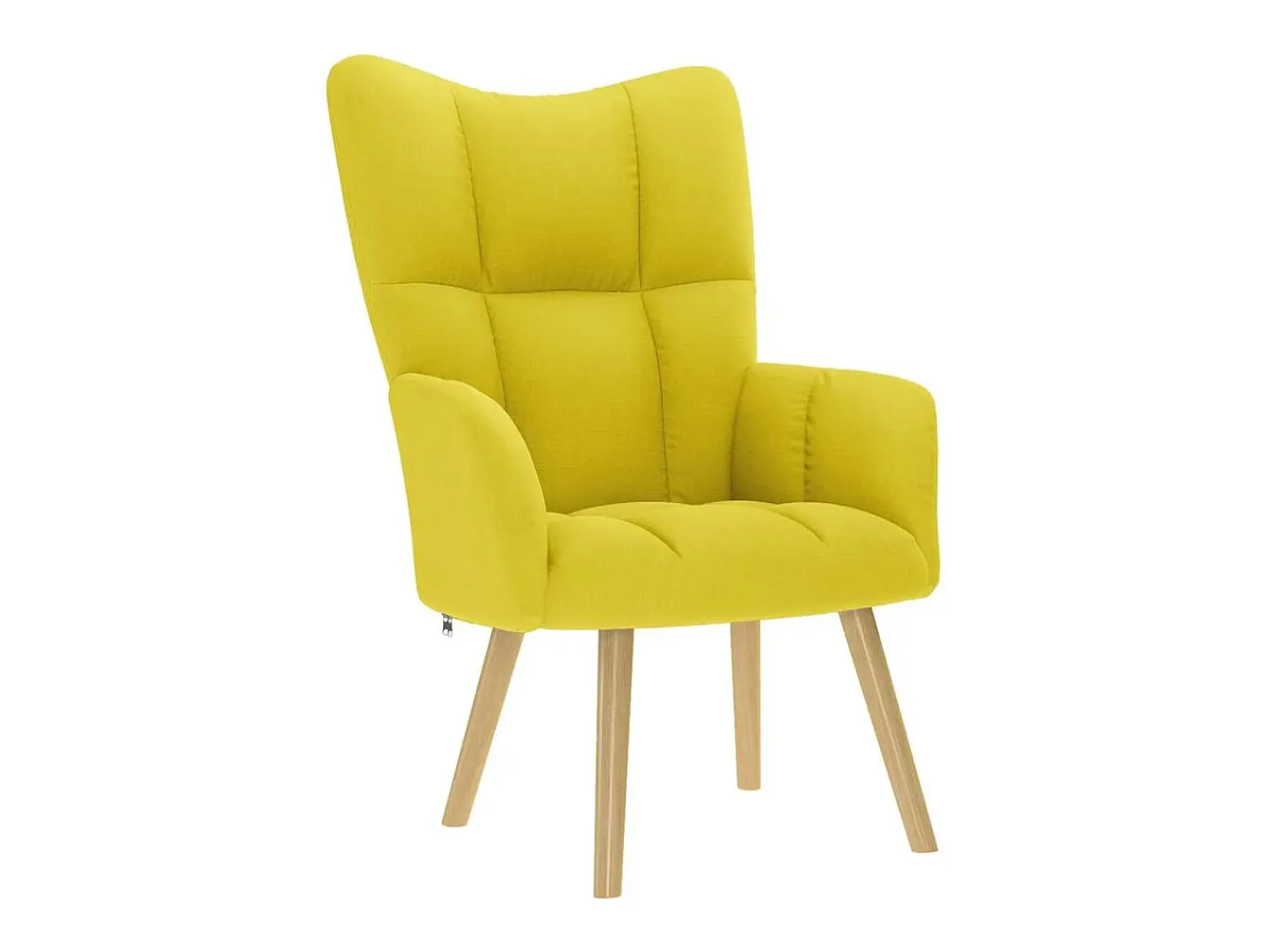 Poltrona* Poltrona | Cadeira Relax com apoio de pés tecido -claro SHL572587 Amarelo