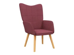 Poltrona* Poltrona | Cadeira Relax com banco tecido tinto SHL962287 Vermelho