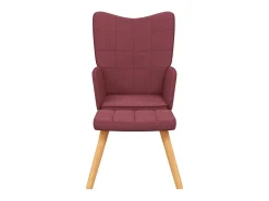 Poltrona* Poltrona | Cadeira Relax com banco tecido tinto SHL962287 Vermelho