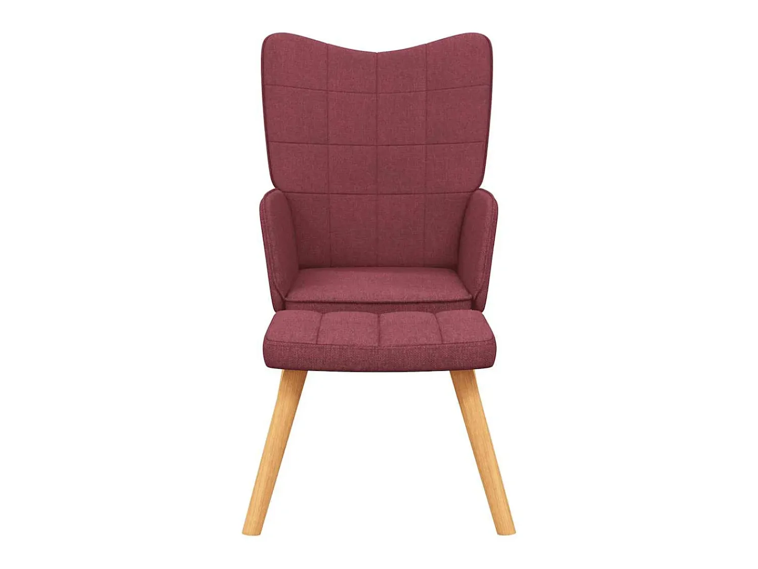 Poltrona* Poltrona | Cadeira Relax com banco tecido tinto SHL962287 Vermelho
