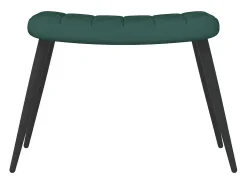 Best Poltrona | Cadeira Relax com banco veludo verde-escuro SHL687586 Verde pinho
