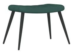 Best Poltrona | Cadeira Relax com banco veludo verde-escuro SHL687586 Verde pinho
