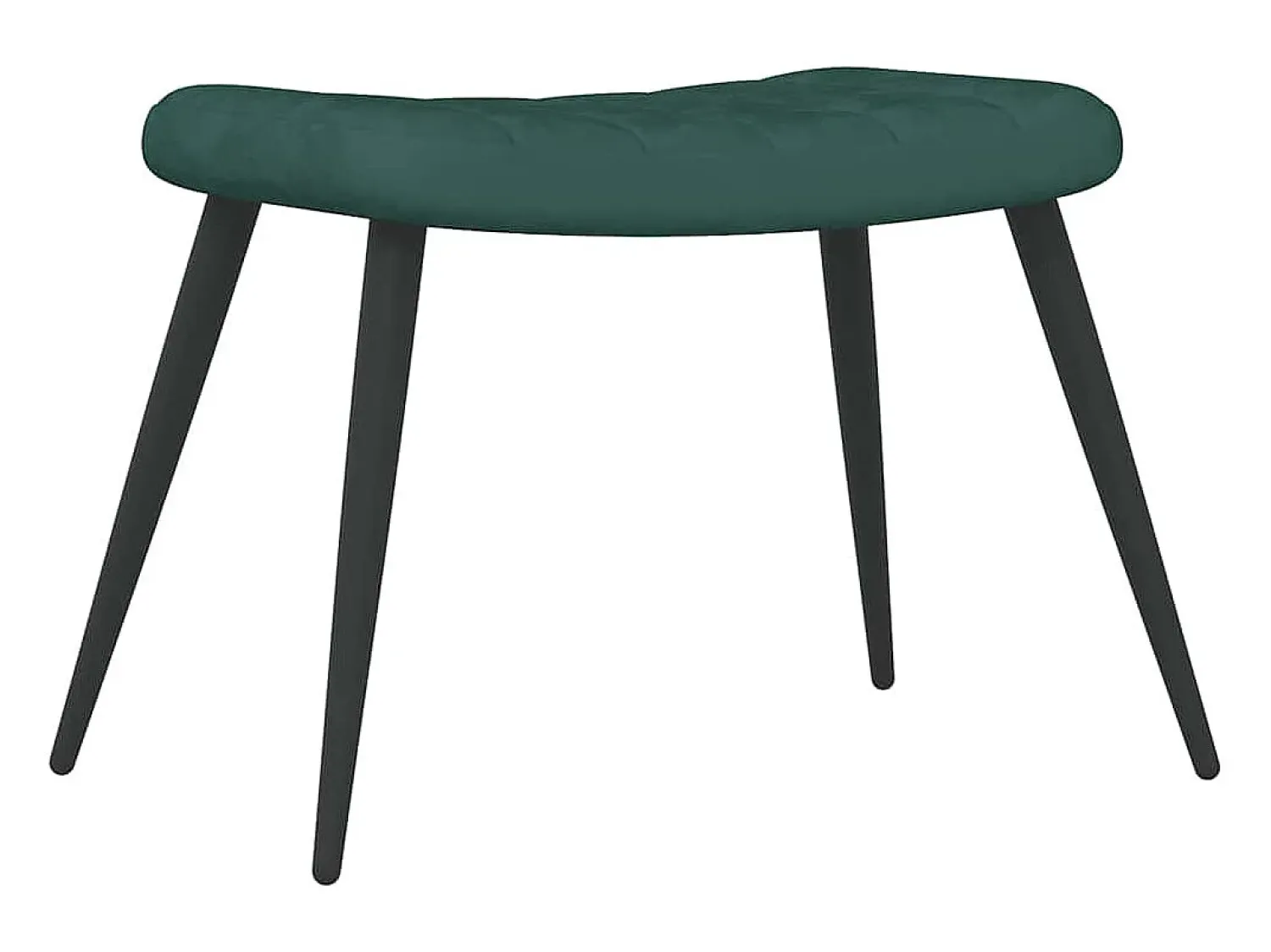Best Poltrona | Cadeira Relax com banco veludo verde-escuro SHL687586 Verde pinho