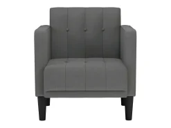 Clearance Poltrona | Cadeira Relax com apoio de braços 53 cm tecido cinzento-escuro SHL350621 Cinza antracite