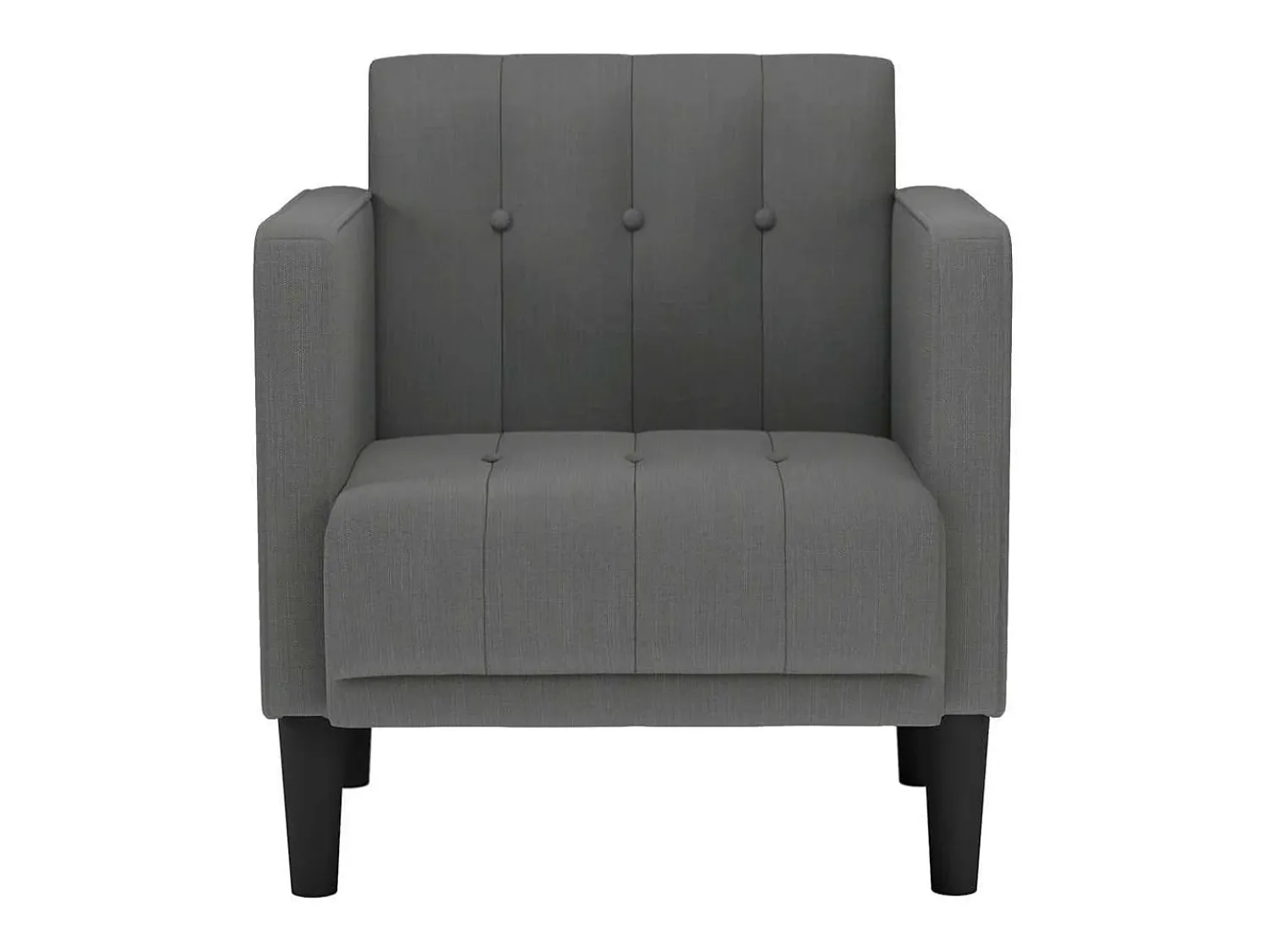 Clearance Poltrona | Cadeira Relax com apoio de braços 53 cm tecido cinzento-escuro SHL350621 Cinza antracite