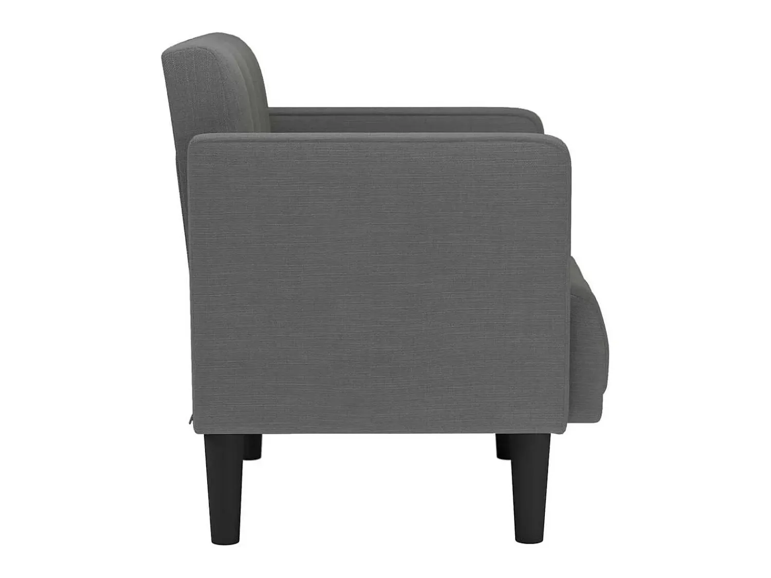 Clearance Poltrona | Cadeira Relax com apoio de braços 53 cm tecido cinzento-escuro SHL350621 Cinza antracite