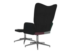 Poltrona* Poltrona | Cadeira Relax com banco tecido de retalhos SHL892751 Multicor