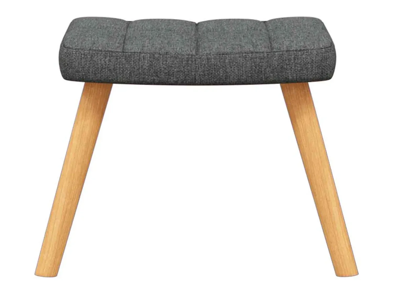 Poltrona | Cadeira Relax com banco tecido cinzento-escuro SHL128443^ Poltrona