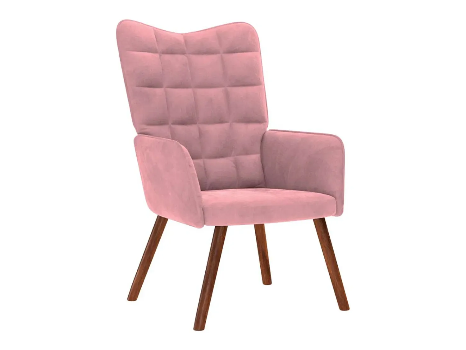 Poltrona* Poltrona | Cadeira Relax com banco veludo SHL238736 Rosa