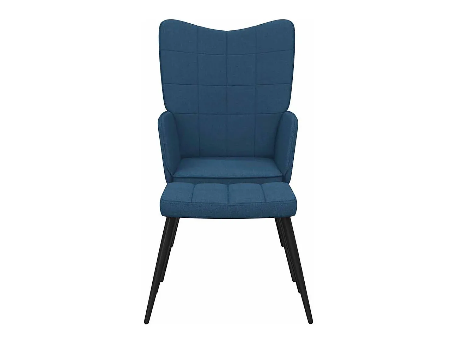 Poltrona* Poltrona | Cadeira Relax com banco tecido SHL549023 Azul