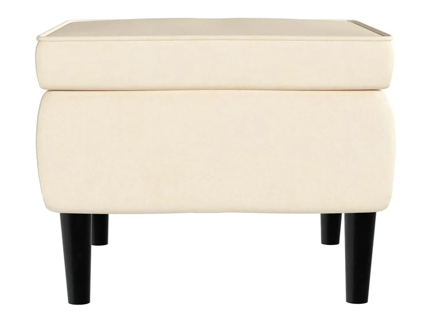 Poltrona| Poltrona | Cadeira Relax com banco veludo cor SHL273861 Creme