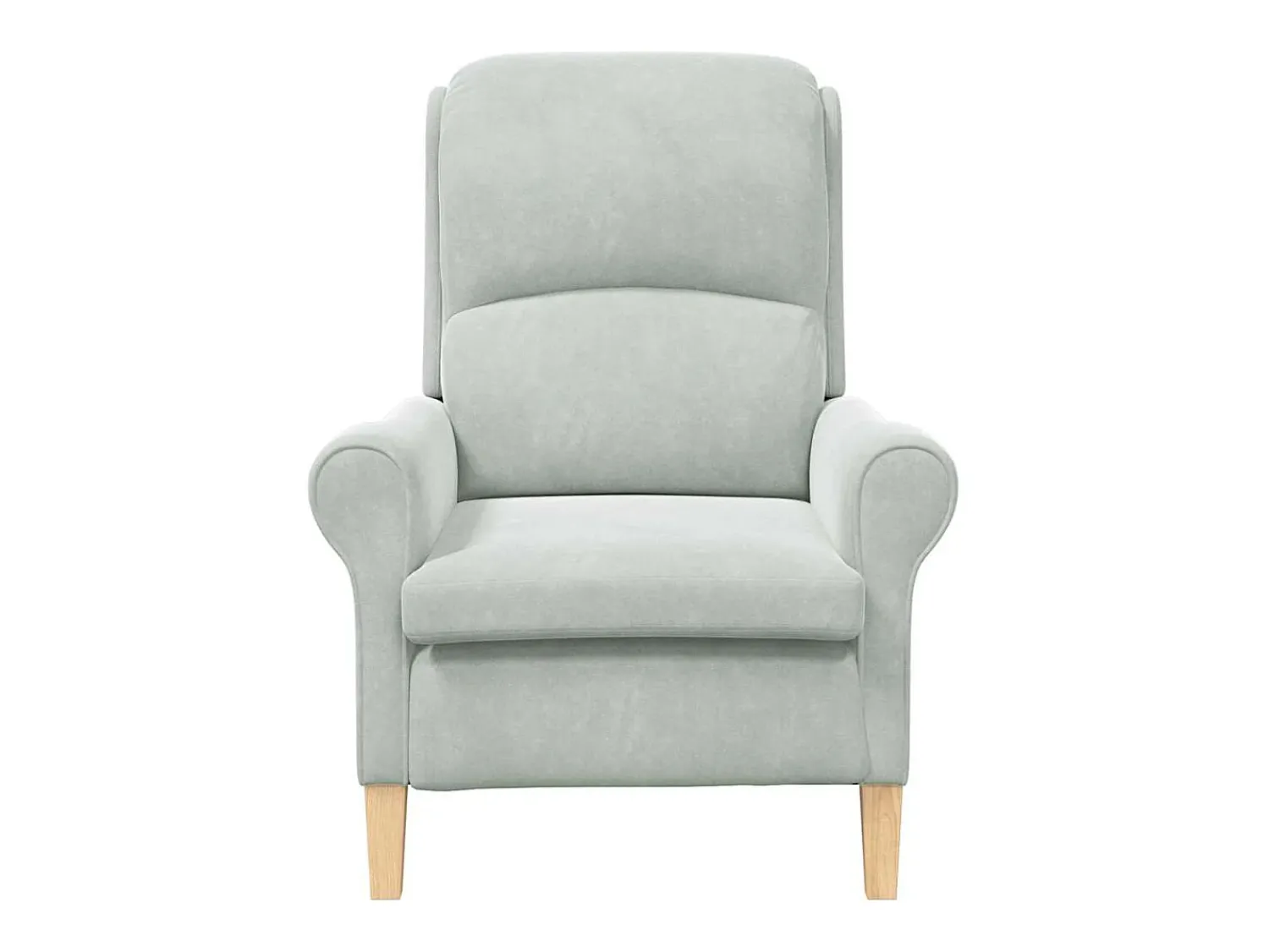 Poltrona | Cadeira Relax Cinzento-claro 76x94x102 cm Veludo SHL279081^ Poltrona
