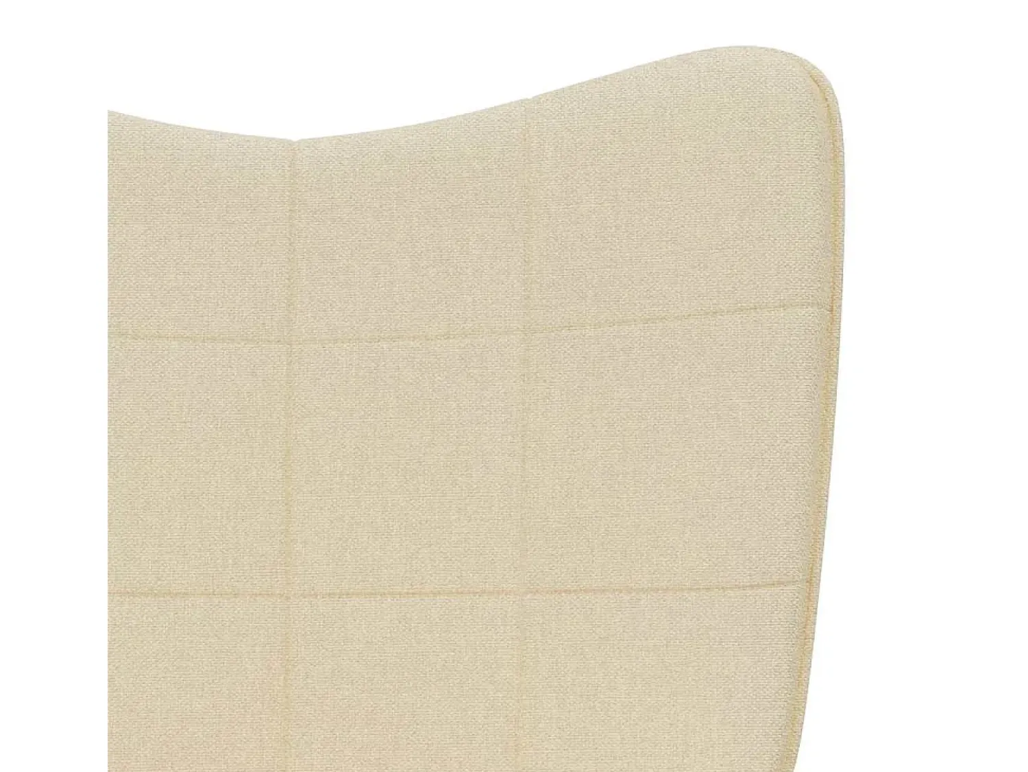 Poltrona | Cadeira Relax com banco tecido cor SHL788582 Creme