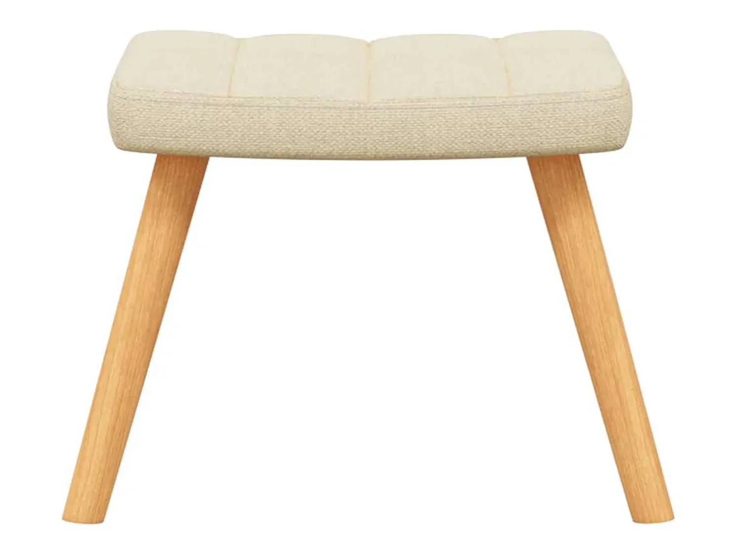 Poltrona | Cadeira Relax com banco tecido cor SHL788582 Creme