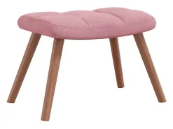 Best Poltrona | Cadeira Relax com banco veludo SHL17667 Rosa