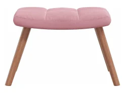 Best Poltrona | Cadeira Relax com banco veludo SHL17667 Rosa