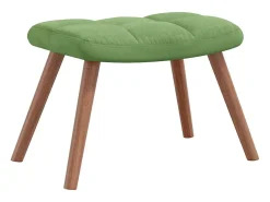 Poltrona| Poltrona | Cadeira Relax com banco veludo -claro SHL868925 Verde
