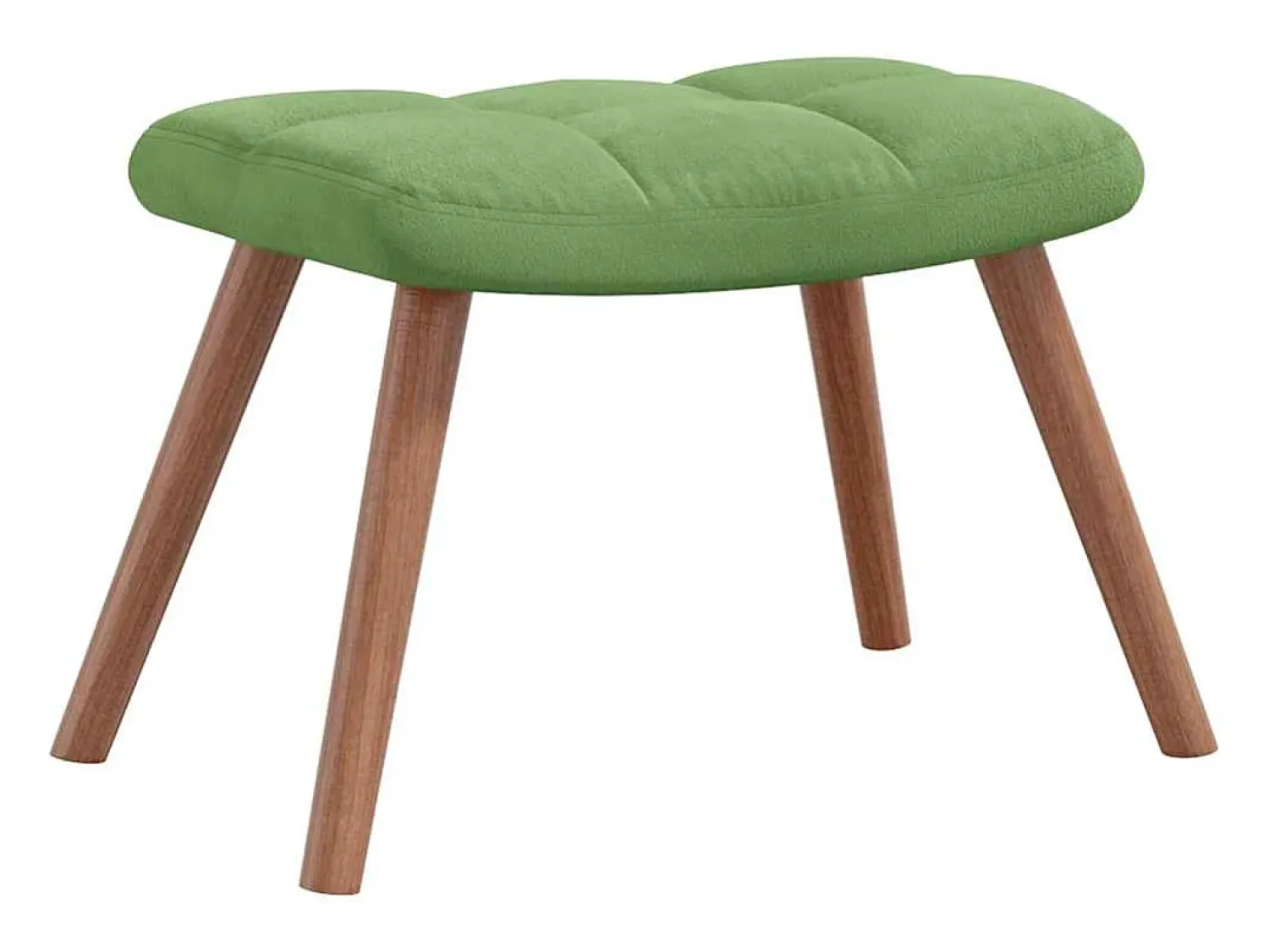 Poltrona| Poltrona | Cadeira Relax com banco veludo -claro SHL868925 Verde